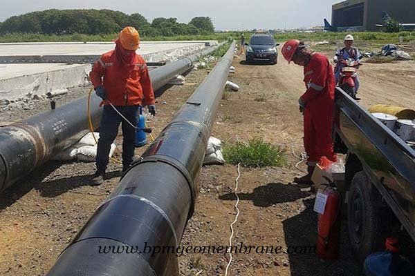HDPE Geomembrane Liner for Splashguard System in Indonesia