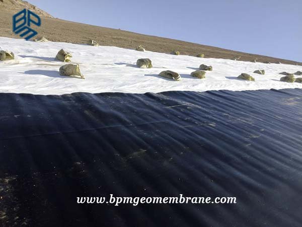 PVC Geomembrane for Tailing Dam project in Mongolia