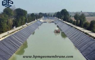 HDPE Geomembrane For Canal lining Project In Mumbai