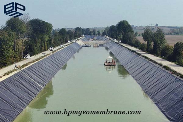 HDPE Geomembrane For Canal lining Project In Mumbai