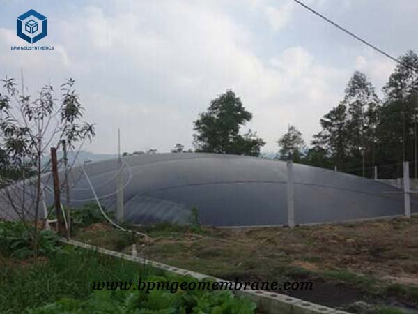 Polyethylene Pond Liner for Biogas Project