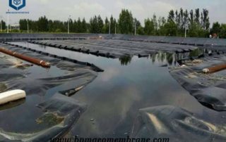 Reinforced Polyethylene Pond Liner for Biogas Project in Jiangsu