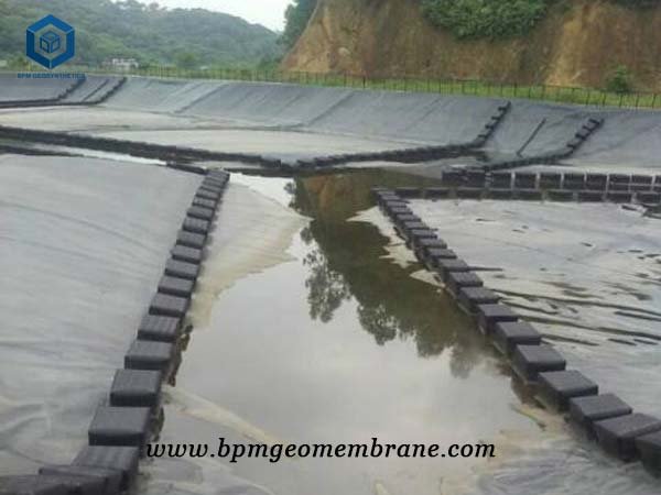 Reinforced Polyethylene Pond Liner for Biogas Project