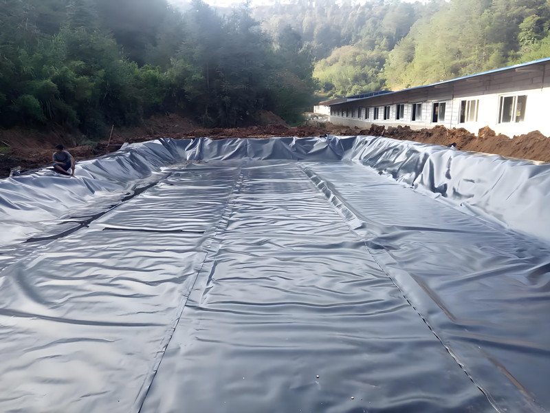 HDPE Best Pond Liner for Dairy Farm Sedimentation Containment in Pakistan