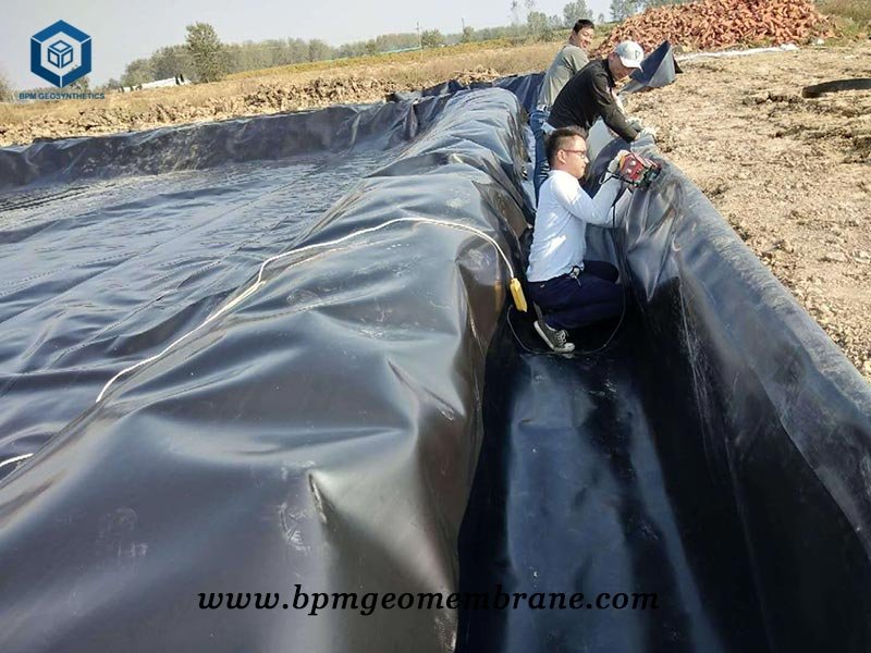 HDPE Pond Membrane Liner for Biogas Project in Mexico