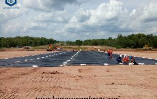 Textured Geomembrane Liner for Oil and Gas Project in Indonesia