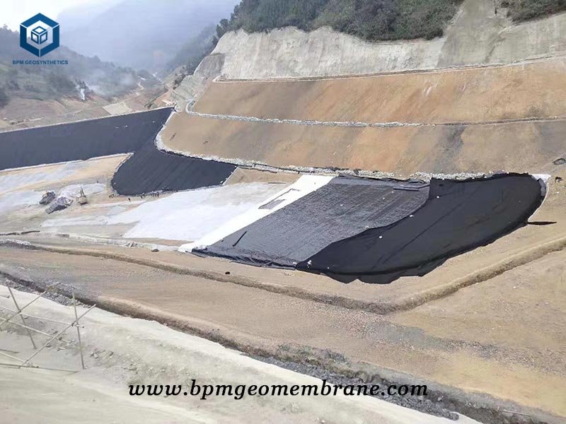 Geomembrana HDPE Liner for Gold Mine Tailings Pond in Indonesia