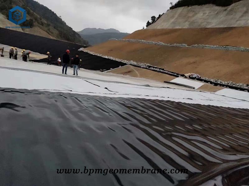 Geomembrana HDPE for Gold Mine Tailings Pond in Indonesia