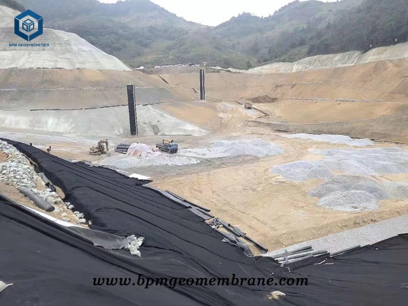 Geomembrana Liner for Gold Mine Tailings Pond in Indonesia