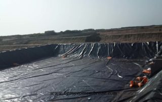 60 mil HDPE Liner for Fish Pond Projects in Colombia