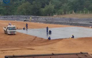 Outdoor Pond Liner for Aquaculture Farm Projects in Indonesia