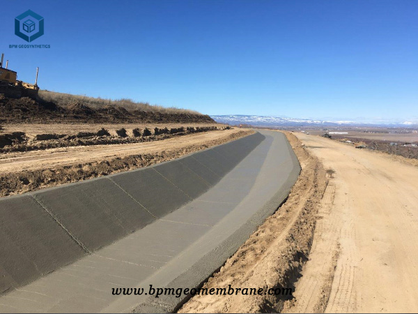 HDPE Canal Liner For Irrigation Water Project in China