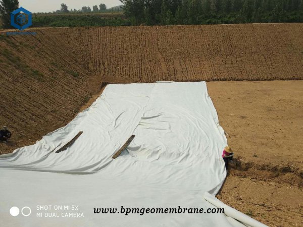 Composite Geomembrane Liner for Artificial Lake Project in Thailand