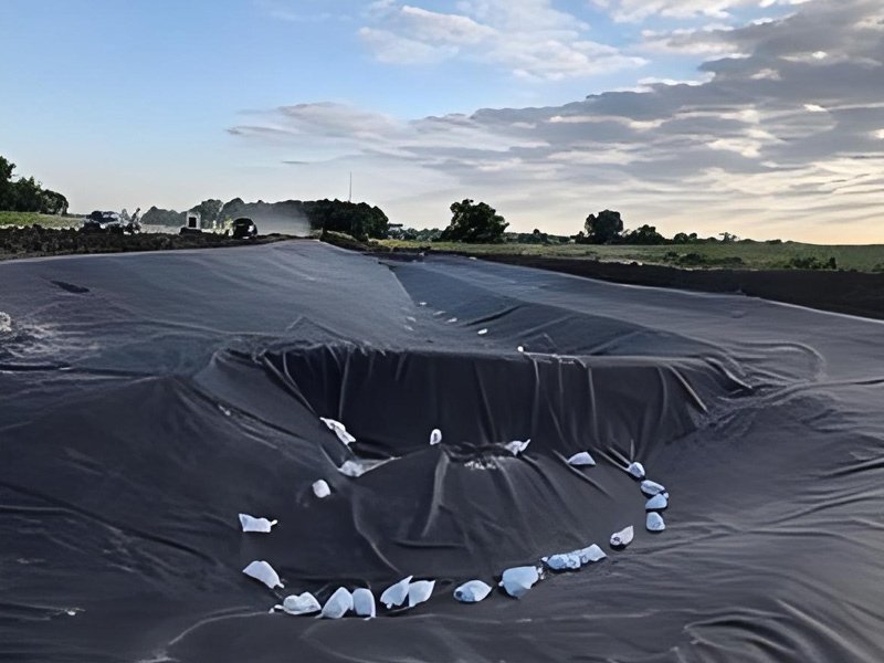 Geomembran HDPE Liner for Landfill Project in Indonesia