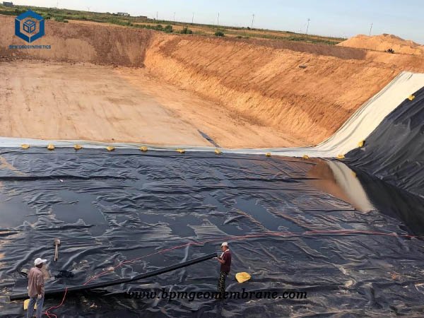 Geomembrana HDPE 40 Mils for Landfill Project in South Africa
