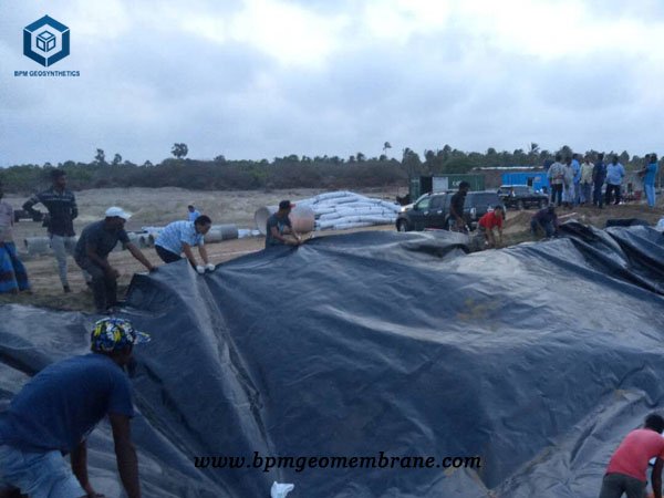 Geomembrane Pond Liner and Underlay for Oxidation Pond Project in Malaysia