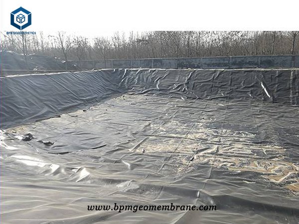 Black Plastic Pond Liner for Biogas Digesters Projects in Cambodia