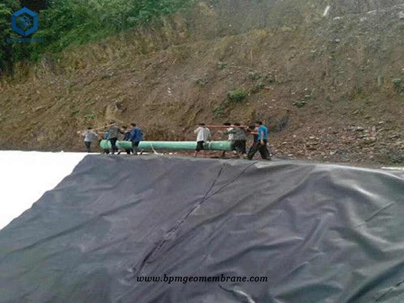 2mm HDPE Liner for Landfill Project in Thailand