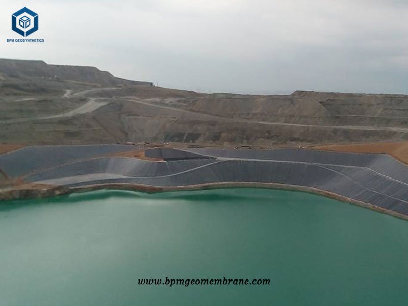 Large Pond Liner Installation for Anti-Seepage Project of Pumped Storage Power Station in Indonesia
