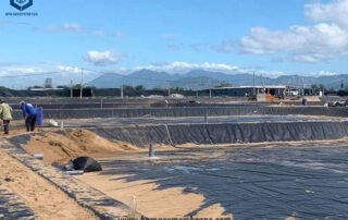 Impermeable Geomembrane Liner for Shrimp Farming Project in Ecuador