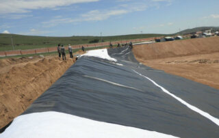 60 Mil HDPE Geomembrane for river bank lininig