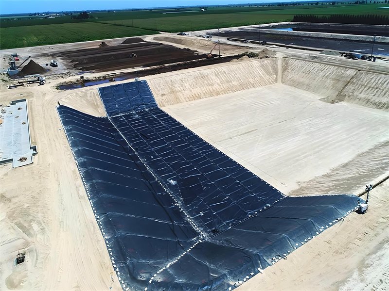 Geo membrane HDPE Liner for Landfill Project