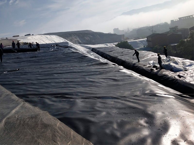 1mm HDPE Liner Heap Leaching Pond for Mining