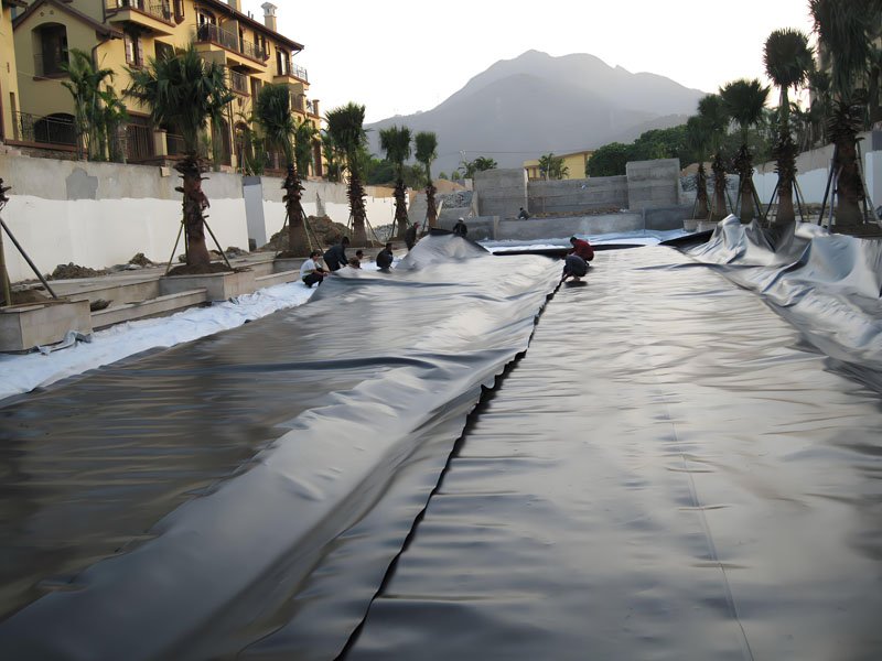 Plastic HDPE Quality Pond Liner Geomembrane for Anti-seepage Isolation