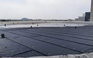 1500 Micron Dam Liner HDPE Geomembrane for Landfill Project