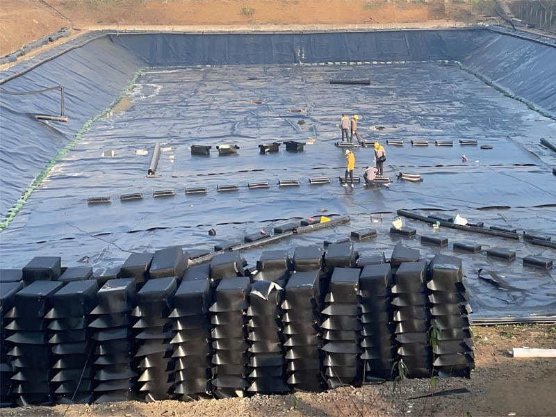 Dam Liner HDPE Geomembrane for Heap Leaching Tank